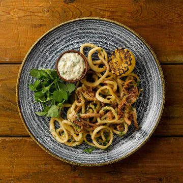 Homespun Slate Blue Coupe Plate 26cm